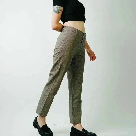 Lizwear Liz Claiborne Gingham Checker Plaid Trouser Pants - 6 - Picture 4 of 11